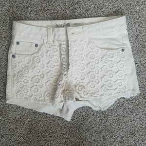Lace high waisted shorts